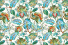 Light blue floral pattern